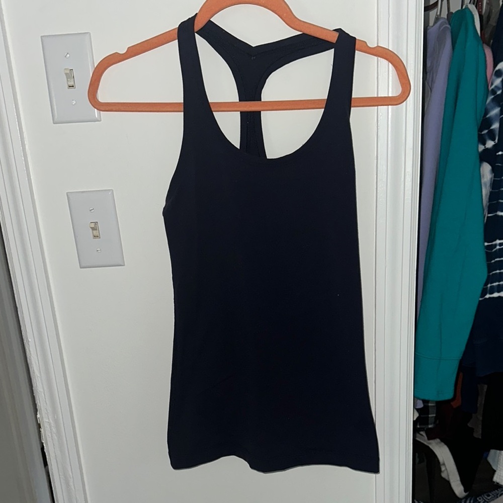 Lululemon Navy Razorback Tank